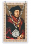 24'' St. Thomas More Holy Card & Pendant